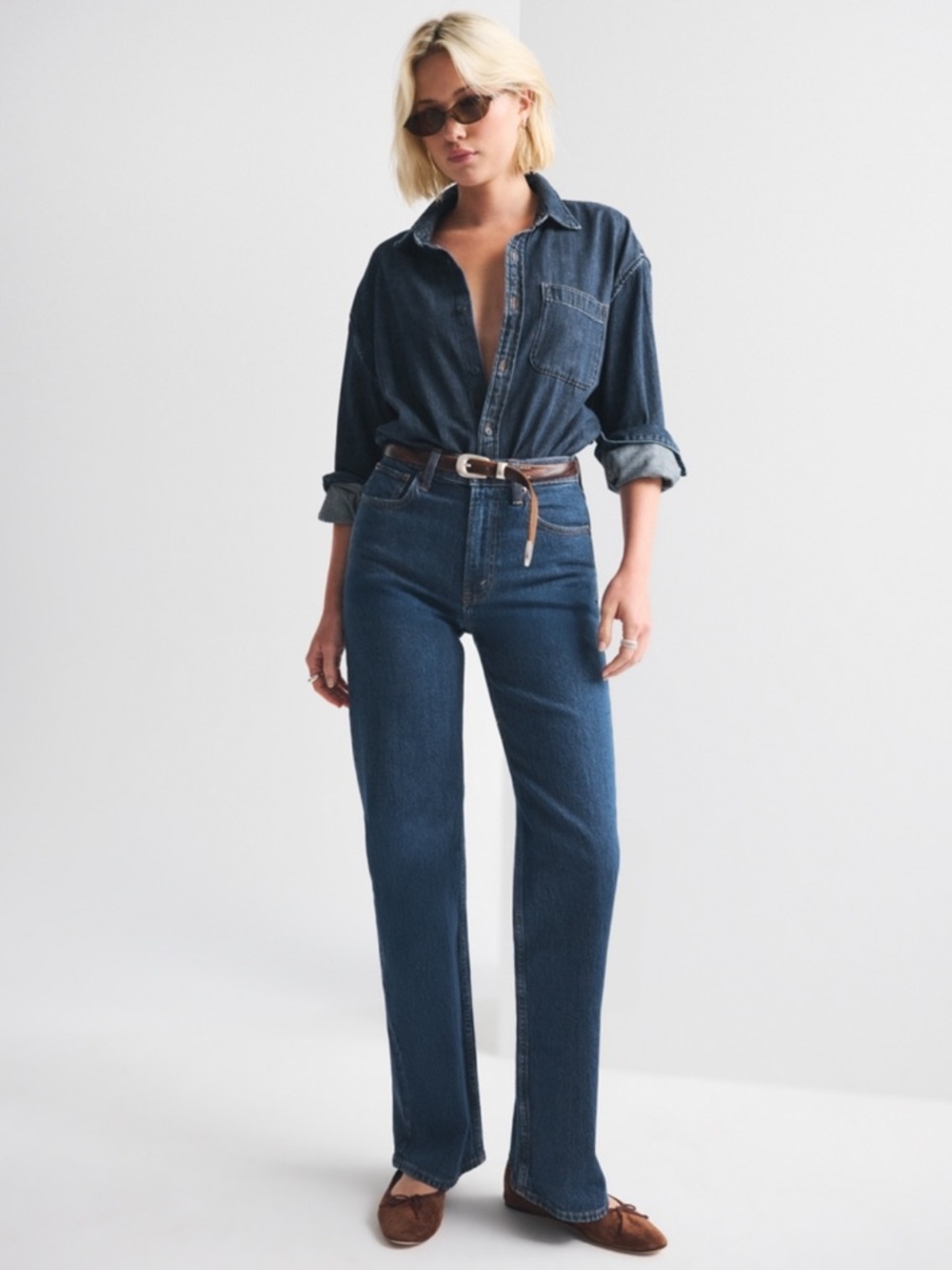 Abercrombie 90s relaxed high rise Jean